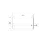 160 x 80 x 6mm - 7.5m Mild Steel Rectangular Box Hollow Section - BSEN10219