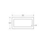 BM Steel 200 x 100 x 10mm - 7.5m Mild Steel Rectangular Box Hollow Section - BSEN10219 S255JR