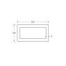 BM Steel 200 x 100 x 5mm - 7.5m Mild Steel Rectangular Box Hollow Section - BSEN10219