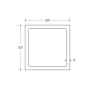BM Steel 200 x 200 x 8mm - 7.5m Square Hollow Section - BSEN10219 S355J2H