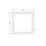 20 x 20 x 2mm - 7.5m Square Hollow Section - BSEN10219 S235JR