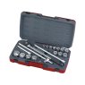 Teng - T3418-6 Socket Set of 18 Metric 3/4in Drive Teng - T3418-6 Socket Set of 18 Metric 3/4in Drive