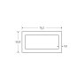 75 x 50 x 3mm - 7.5m Mild Steel Rectangular Box Hollow Section - BSEN10219 S235JR