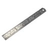 150mm (6in) x 19mm Faithfull - Flexible Stainless Steel Rules
