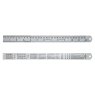 300mm (12in) x 25mm Faithfull - Flexible Stainless Steel Rules