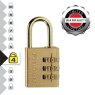 30mm Master Lock - Brass Finish Combination Padlock