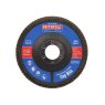 115 x 22mm 80 Grit Faithfull - Aluminium Oxide Flap Discs