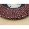 115 x 22mm 40 Grit Faithfull - Aluminium Oxide Flap Discs