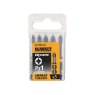 PZ1 50mm (Pack of 5) DEWALT - Extreme Impact Torsion Bits, Pozidriv