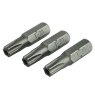 T30S?x?25mm (Pack of 3) Faithfull - Security S2 Grade Steel Screwdriver Bits