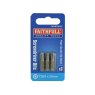 T30S?x?25mm (Pack of 3) Faithfull - Security S2 Grade Steel Screwdriver Bits
