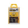 PH1 25mm Pack 25 STANLEY - Phillips Insert Bits