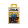 PZ1 25mm Pack 25 STANLEY - Pozidriv Insert Bits