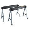 STANLEY? - Folding Metal Leg Sawhorses (Twin Pack)