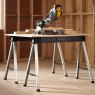 STANLEY? - Folding Metal Leg Sawhorses (Twin Pack)