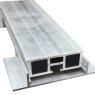 BM Architectural 2.4 mtr Length Aluminium Ledged Profile Rail