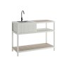 Ecoscape Ecoscape Outdoor Kitchen - Cotton Sink Unit Including Tap & Cover