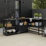 Ecoscape Ecoscape Outdoor Kitchen - Smoke Set of 3 Units & Covers