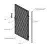 Ecoscape Ecoscape Clarity - Aluminium Gate Inserts