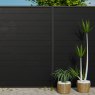 DuraPost® DuraPost Sleek® Aluminium Privacy Panel (Pack of 4) 1.82m - Black