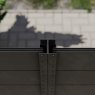 DuraPost Sleek® Aluminium Infill Profile (Pack of 3) 1.83m - Black
