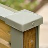 DuraPost® DuraPost® Post Cap With Bracket 75 x 75mm - Olive Grey