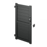DuraPost® DuraPost Sleek® Aluminium Privacy Gate 1760mm x 900mm - Black