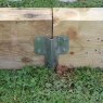 FENCEMATE® Sleeper Pin Straight Bracket 365 x 2mm - Galvanised