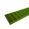 38mm Open Mesh GRP Stair Tread Grating 3660mm - Green - RAL 6001