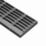 38mm Open Mesh GRP Stair Tread Grating 910mm - Dark Grey - RAL 7043