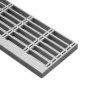 38mm Open Mesh GRP Stair Tread Grating 910mm - Light Grey - RAL 7047