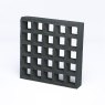 25mm Open Mesh Gritted GRP Grating - 3660mm x 1220mm - Dark Grey - RAL 7043
