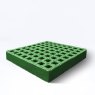 38mm Mini-Mesh Gritted GRP Grating - 3660mm x 1220mm - Green - RAL 6001