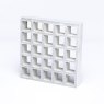 38mm Open Mesh Gritted GRP Grating - 1997mm x 997mm - Light Grey - RAL 7047