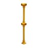 Barclay & Mathieson GRP Corner Post - Pedestal Base - Yellow (RAL 1003)