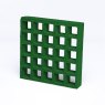 38mm Open Mesh Gritted GRP Grating - 2985mm x 1000mm - Green - RAL 6010