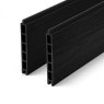 ScenicLiving Dual-Sided Composite Fence Board - Ebony