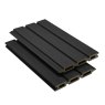 ScenicLiving ScenicLiving Slatted Composite Fence Kit - Ebony