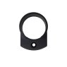 Wall Flange for Aluminium Handrail 42mm, Black