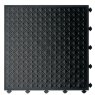 Barclay & Mathieson Diamond Tread, Closed Surface, Interlocking Floor Tile - Black