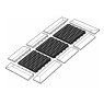 Barclay & Mathieson Gritted Diamond Tread, Closed Surface, Interlocking Floor Tile - Black
