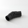 BM Architectural Articulated Elbow 0-70 Degree - 316/Matt Black PPC