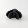 BM Architectural Eazypost 90 Degree 10mm Glass Connector - 316/Matt Black PPC