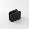 BM Architectural Eazypost Large Square 12-17.5mm Glass Clamp - 316/Matt Black PPC