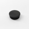 Eazypost Push-In Flat End Cap - 316/Matt Black PPC