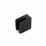 Eazypost Small Square 10mm Glass Clamp - 316/Matt Black PPC