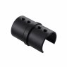 EazySlot Slotted Handrail Connector - 316/Matt Black PPC