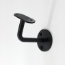 BM Architectural Handrail Wall Bracket With Fixed Saddle - 316/Matt Black PPC