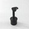Push-In Post Stem With 90 Degree Saddle - 316/Matt Black PPC