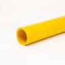 6m GRP Handrail Tube Middle Rail - 38mm Diameter - Yellow